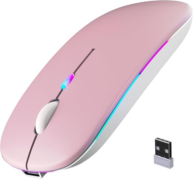 Wireless-Bluetooth-Mouse-pink